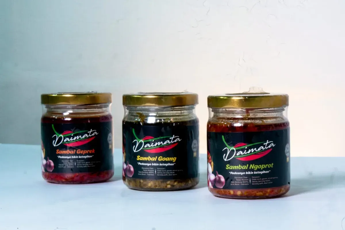 3 Varian Level Sambal Daimata. (Foto: Dok. Sambal Daimata)