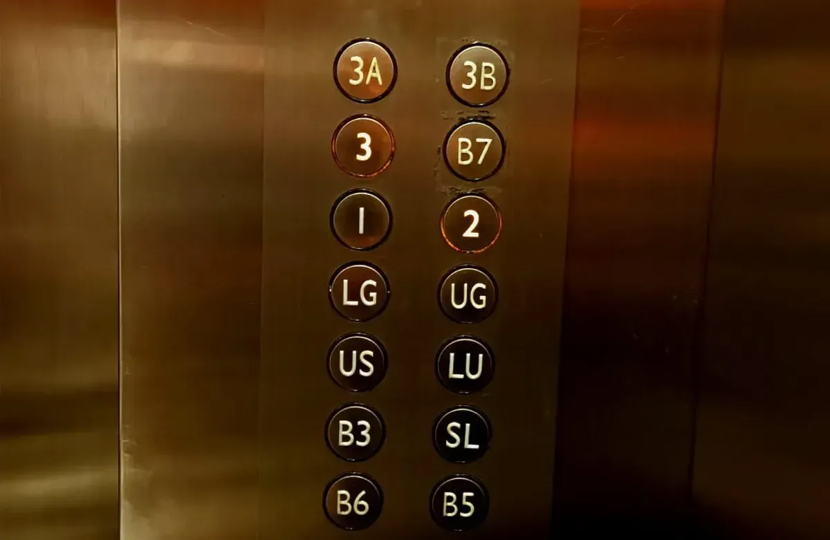 Sebelum terjadi gempa, kenali kegunaan nomor dan tanda-tanda yang ada dalam panel di dinding litf. (Sumber: Dokumentasi Penulis | Foto: T Bachtiar)