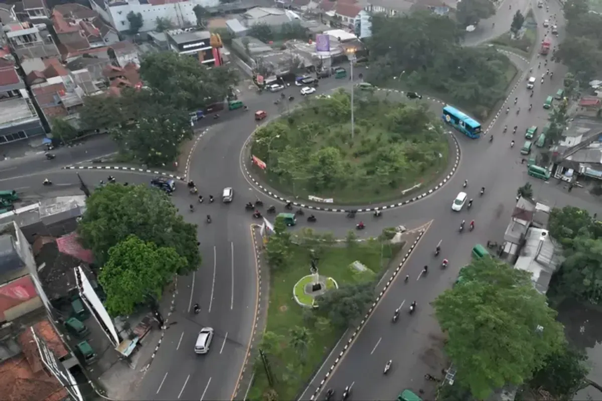 Bunderan Ciburu. (Sumber: Humas Pemkot Bandung)