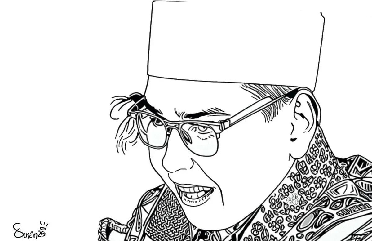 Illustrasi Peringatan Haul 16 GUS DUR. (Sinan)