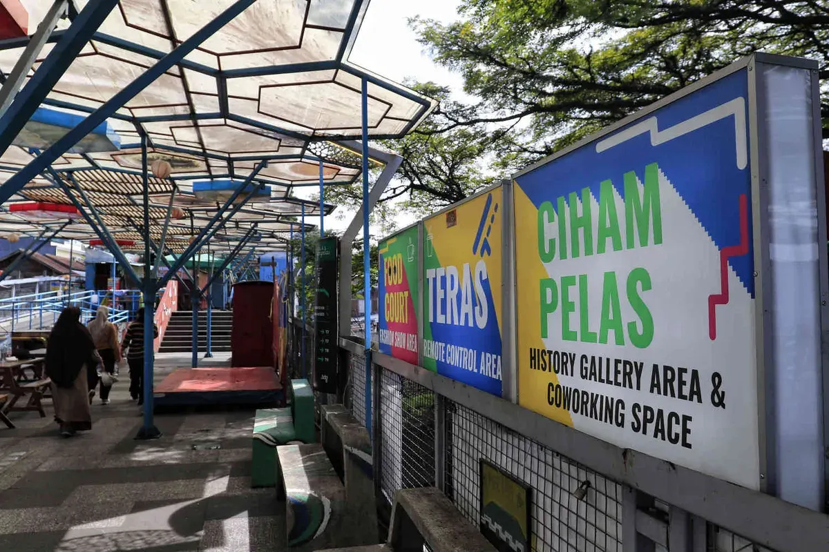 Kondisi terkini Teras Cihampelas. (Sumber: Ayobandung | Foto: Irfan Al Faritsi)