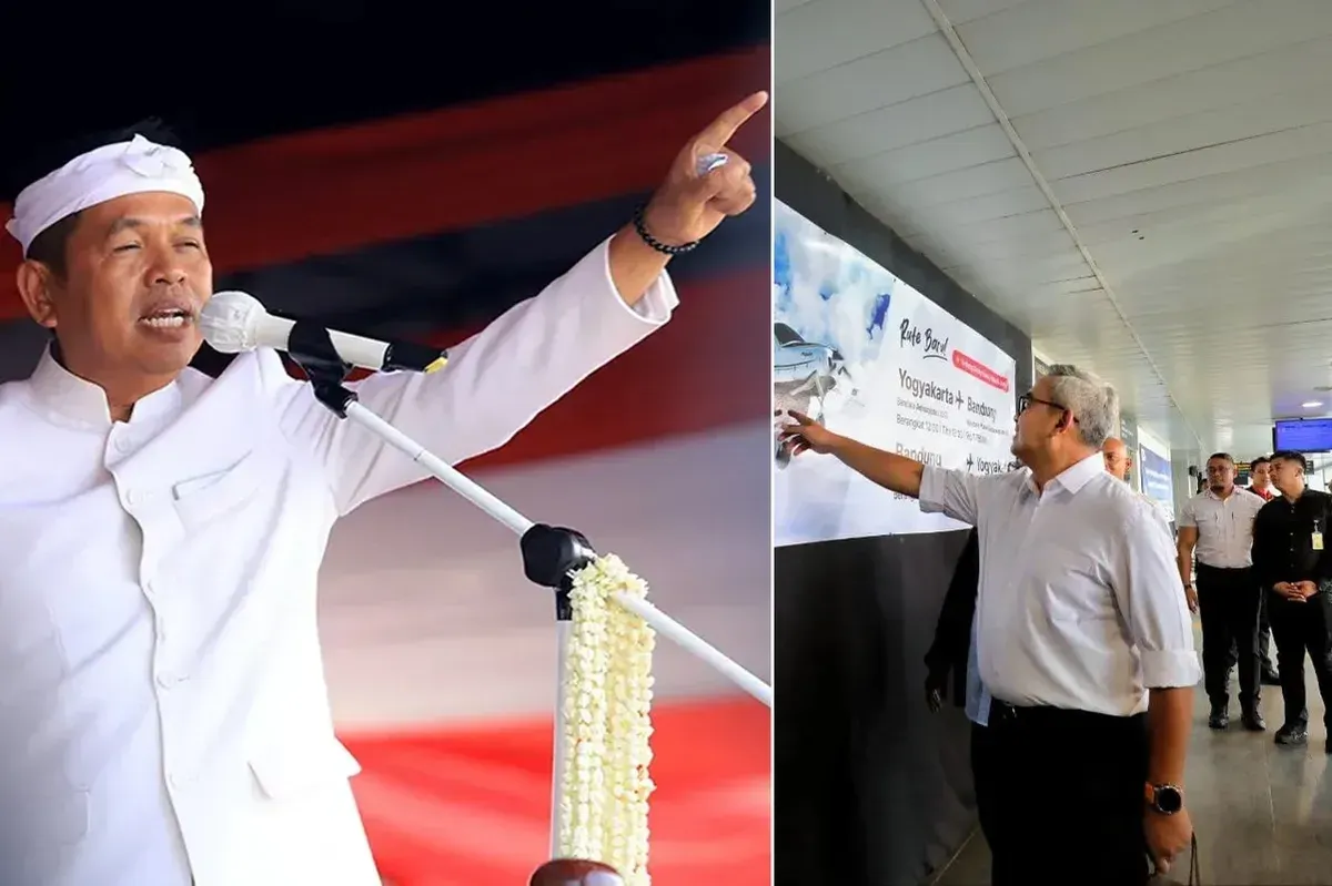 Gubernur Jabar Dedi Mulyadi dan Walkot Bandung M. Farhan. (Sumber: Humas Kota Bandung dan Kabupaten Bogor)