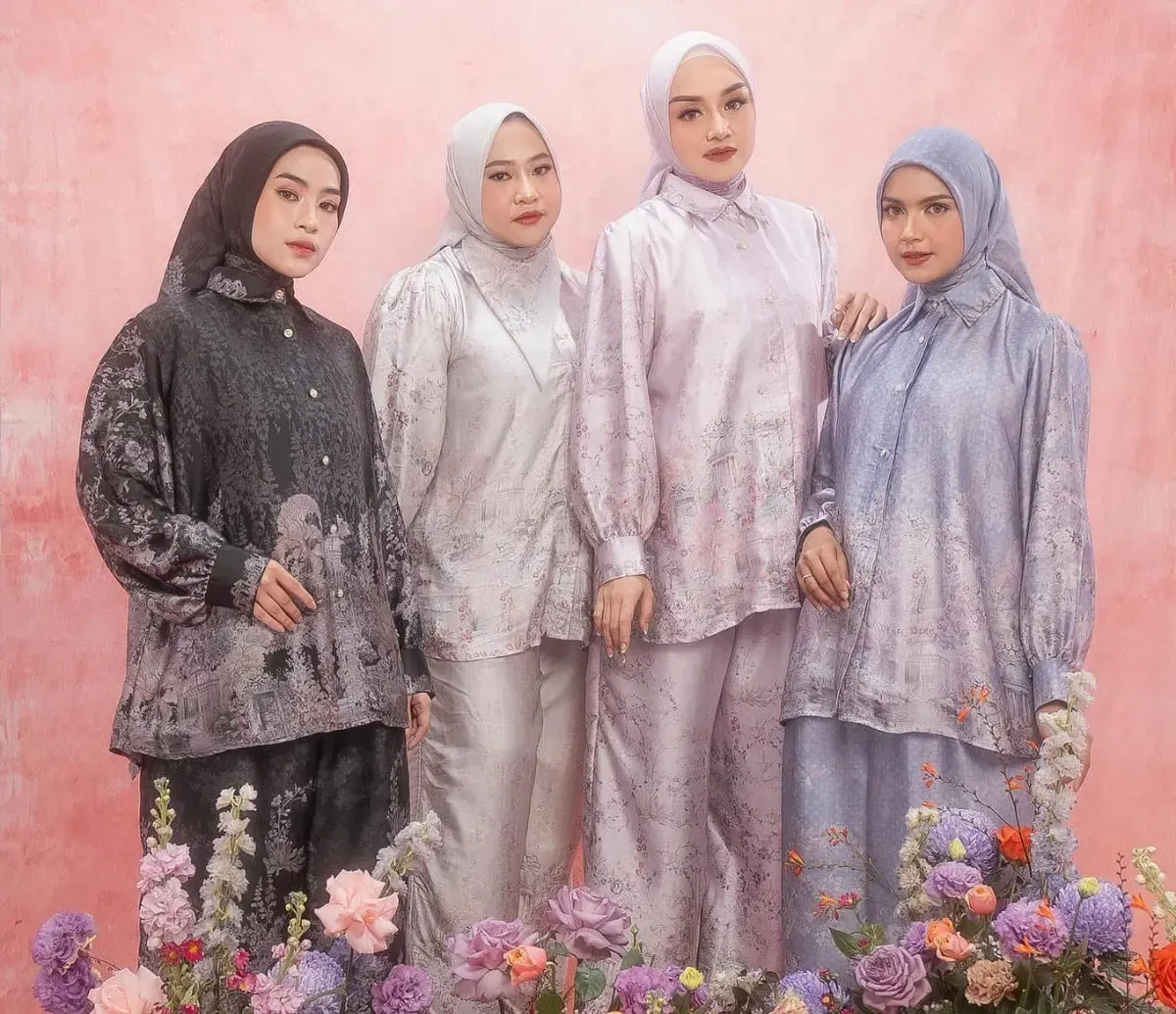 Sejumlah koleksi dari brand lokal fashion muslim Radwah. (Sumber: Radwah)