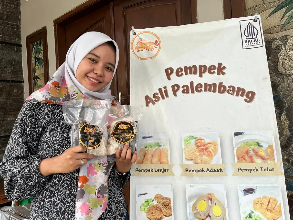 Herliyanti, Owner Pempek Ananda (Foto: Rizma Riyandi)