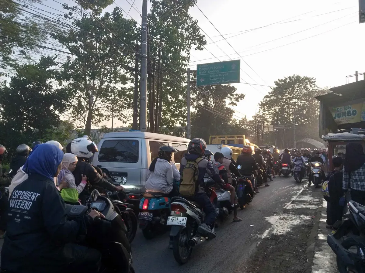 Kondisi Jalan Cupu Rancamanyar, Kamis, 31 Juli 2025 (Sumber: Dokumentasi Penulis | Foto: Dias Ashari)