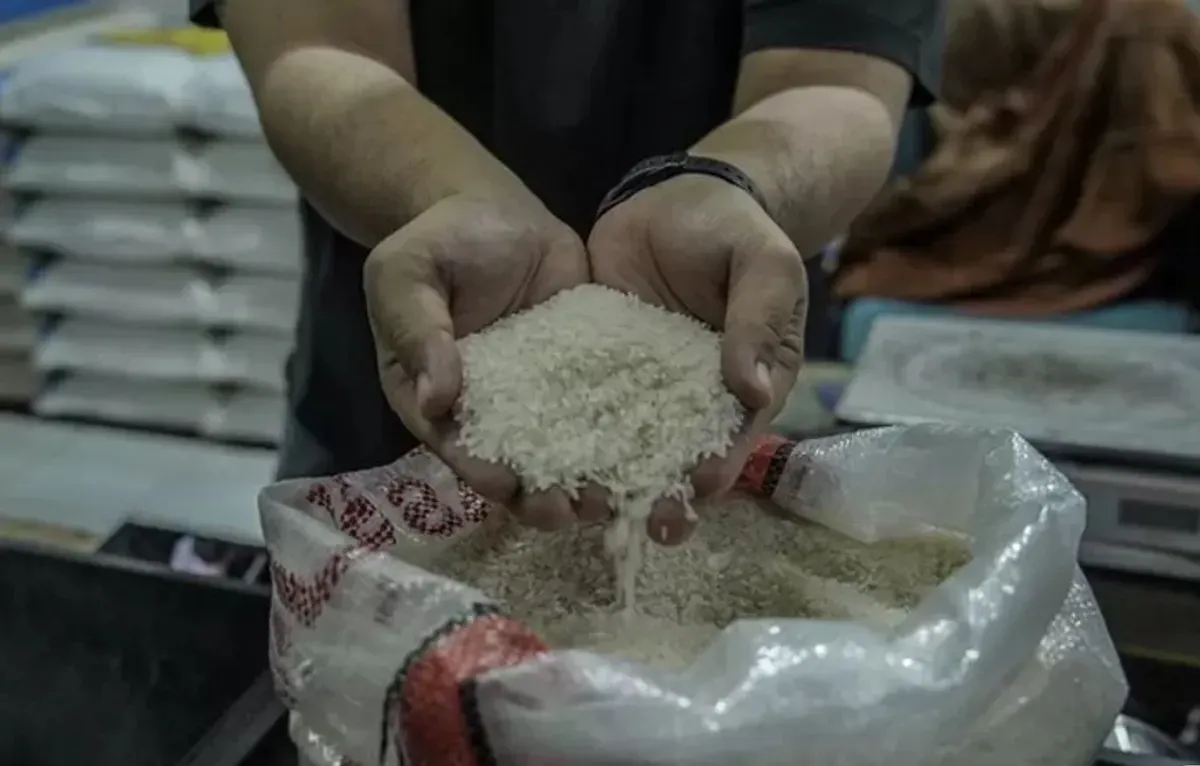 Sengketa pers antara Menteri Pertanian Amran Sulaiman dengan Tempo bermula dari aduan terhadap pemberitaan Tempo berjudul “Poles-Poles Beras Busuk” yang tayang di akun X dan Instagram Tempo. (Sumber: Ayobandung.id | Foto: Kavin Faza)