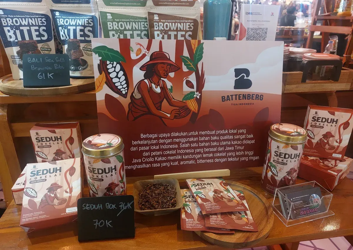Battenberg3, sebuah UMKM yang menjadikan kolaborasi dengan petani sebagai inti bisnisnya. (Sumber: Ayobandung.id | Foto: Eneng Reni Nuraisyah Jamil)
