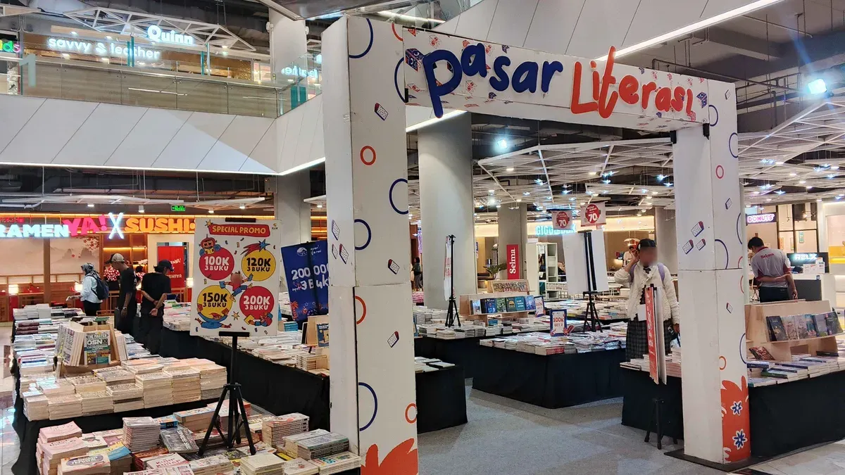 Penampakan Pasar Literasi Kings Mall Bandung (Sumber: Dokumentasi Penulis | Foto: Dias Ashari)