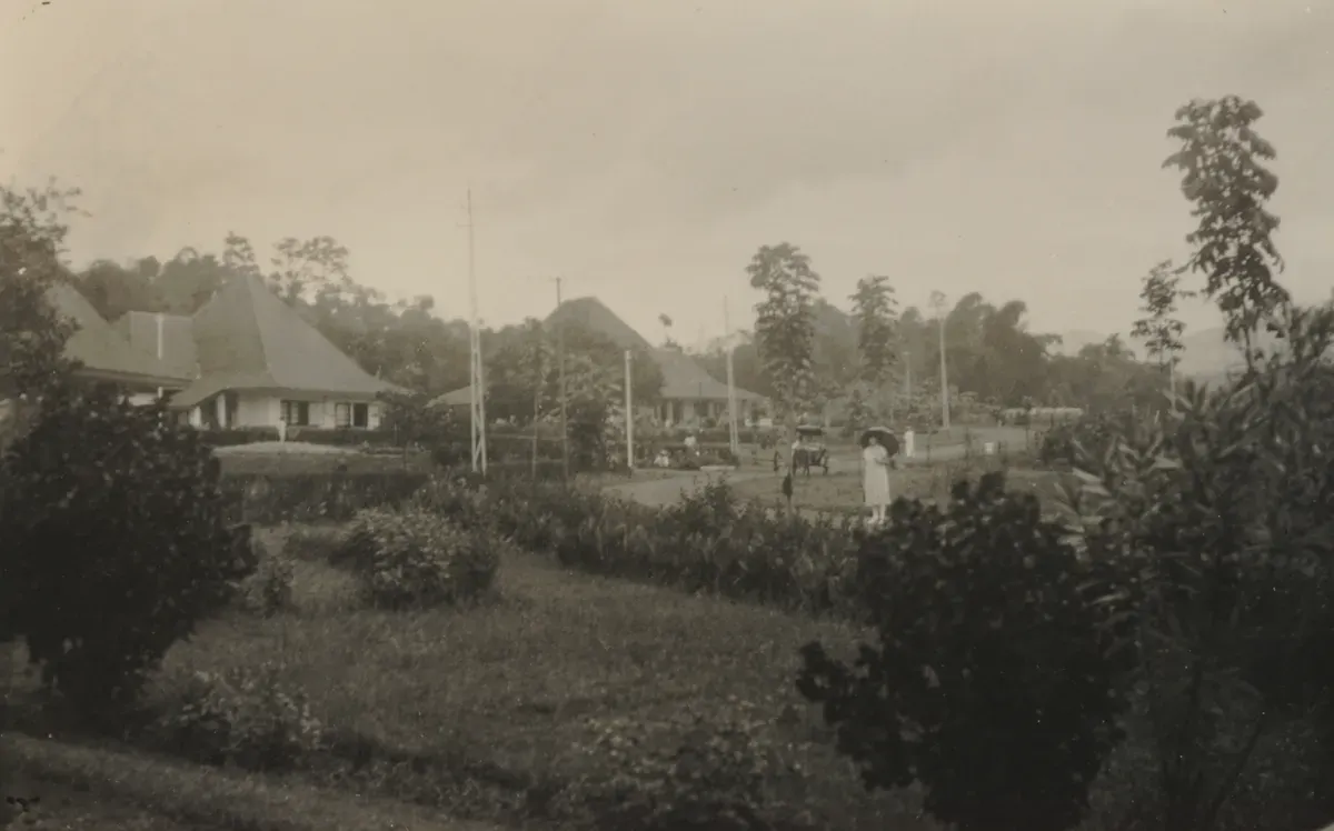Pemukiman penduduk Eropa di Dago, bandung. (Sumber: KITLV)