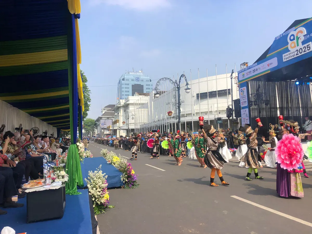 Suasana Perayaan Asia Afrika Festival (Foto: Desy Windayani Budi Artik)