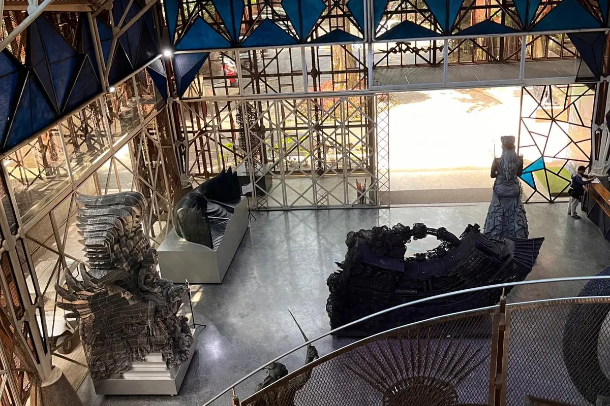 Galeri NuArt tampak lengang pada pagi hari Selasa (4/11/2025) (Foto: Ammara Ziska)