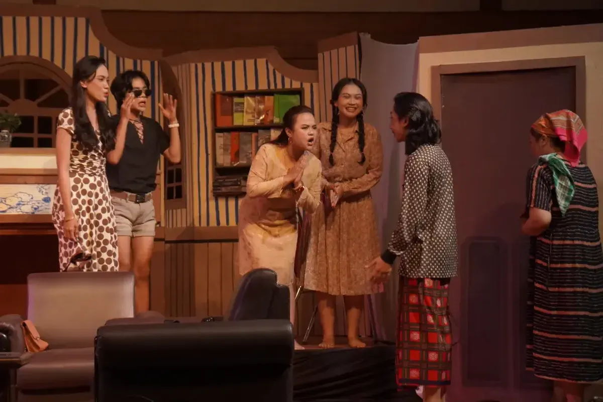 "Tambéla", naskah saduran Rosyid E. Abby dengan naskah asli "Peti Mati" karya Yessi Anwar. D. (Sumber: Instagram/bunduygurnita)