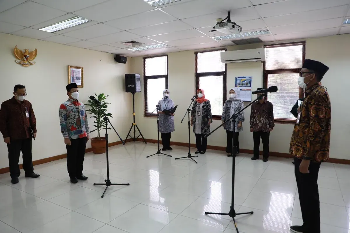 Pelantikan Jabatan Fungsional Widyaiswara Ahli Pertama. (Sumber: setneg.go.id)