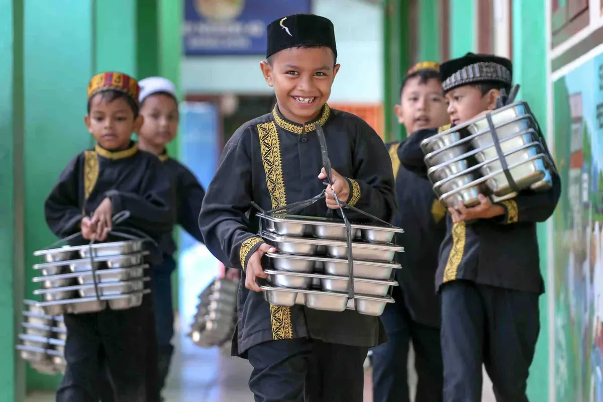 Program Makan Bergizi Gratis. (Sumber: Indonesia.go.id)