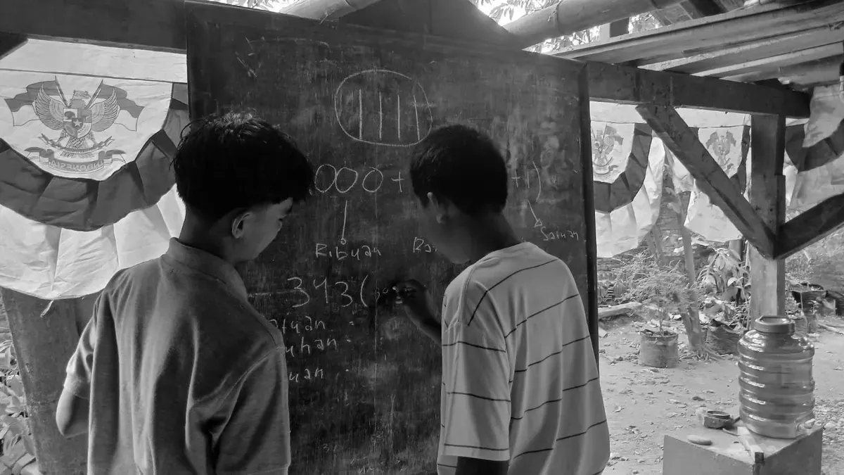 Kelas mengitung sederhana di padepokan kirik nguyuh(11/10/2025)