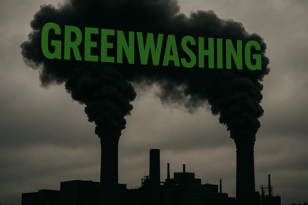 Ilustrasi greenwashing.
