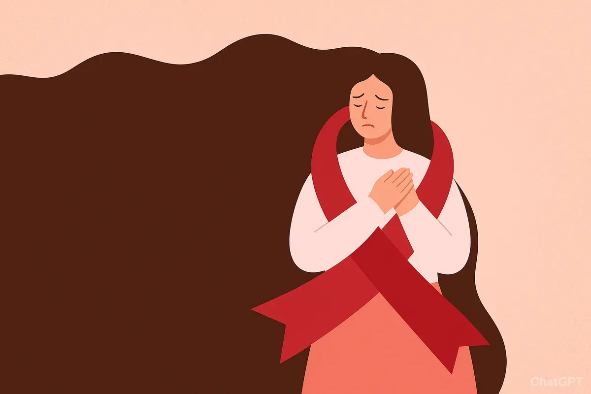 Ilustrasi penyintas HIV. (Sumber: Shutterstock)