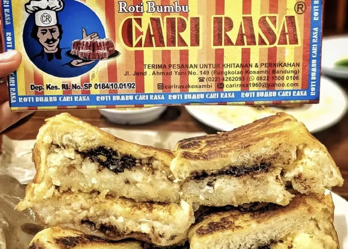 Roti Bumbu Cari Rasa di dekat Pasar Kosambi, Kota Bandung. (Sumber: Pemerintah Kota Bandung)