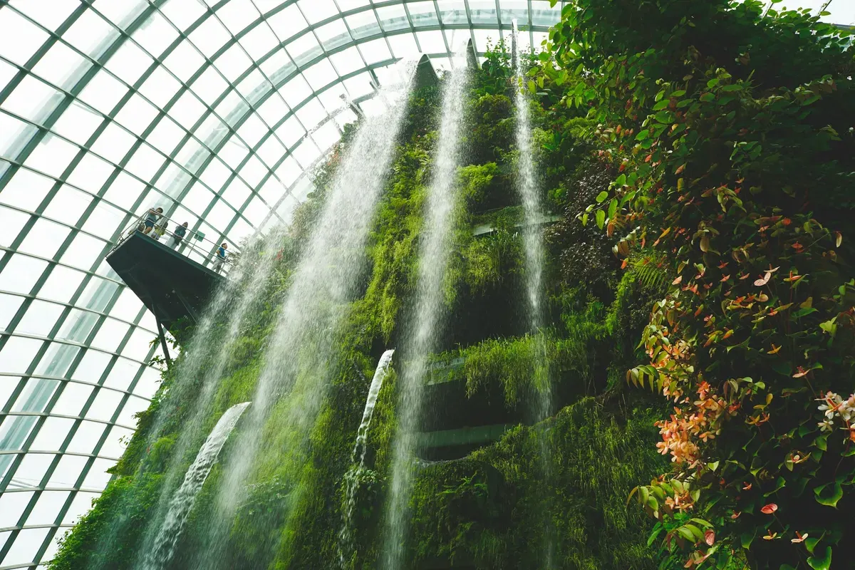 Ilustrasi green building. (Sumber: Unsplash | Foto: Carles Rabada)