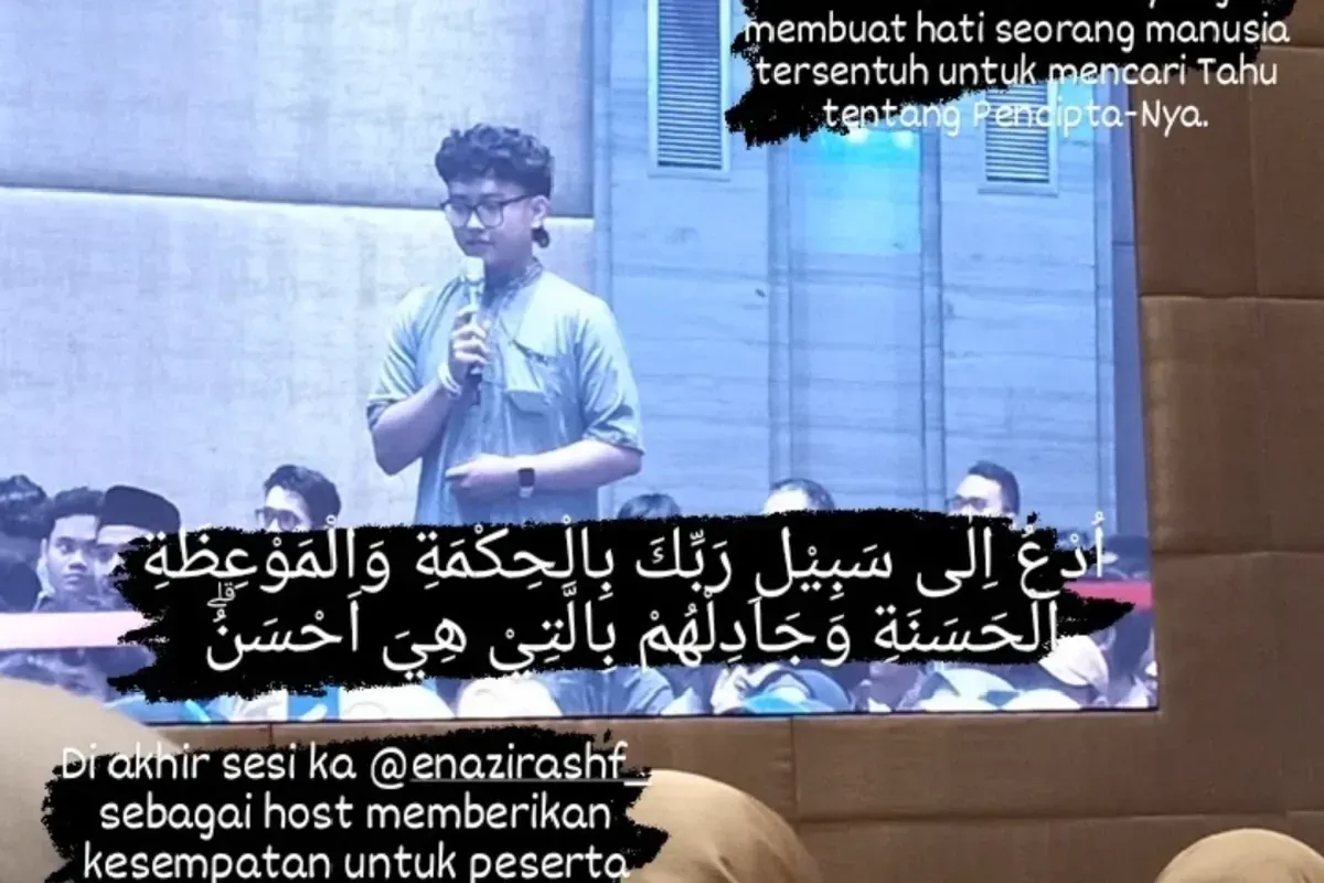 Kajian Sharing Time di Balroom Tangcity Mall, 12 Januari 2024 (Sumber: Dokumentasi Penulis | Foto: Dias Ashari)