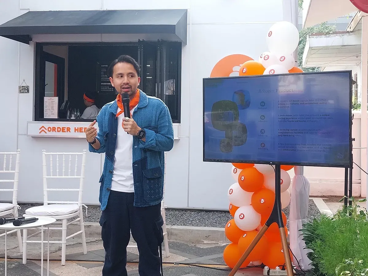 Chief Commercial Officer Bobobox, Bayu Ramadhan. (Sumber: Ayobandung.id | Foto: Eneng Reni Nuraisyah Jamil)