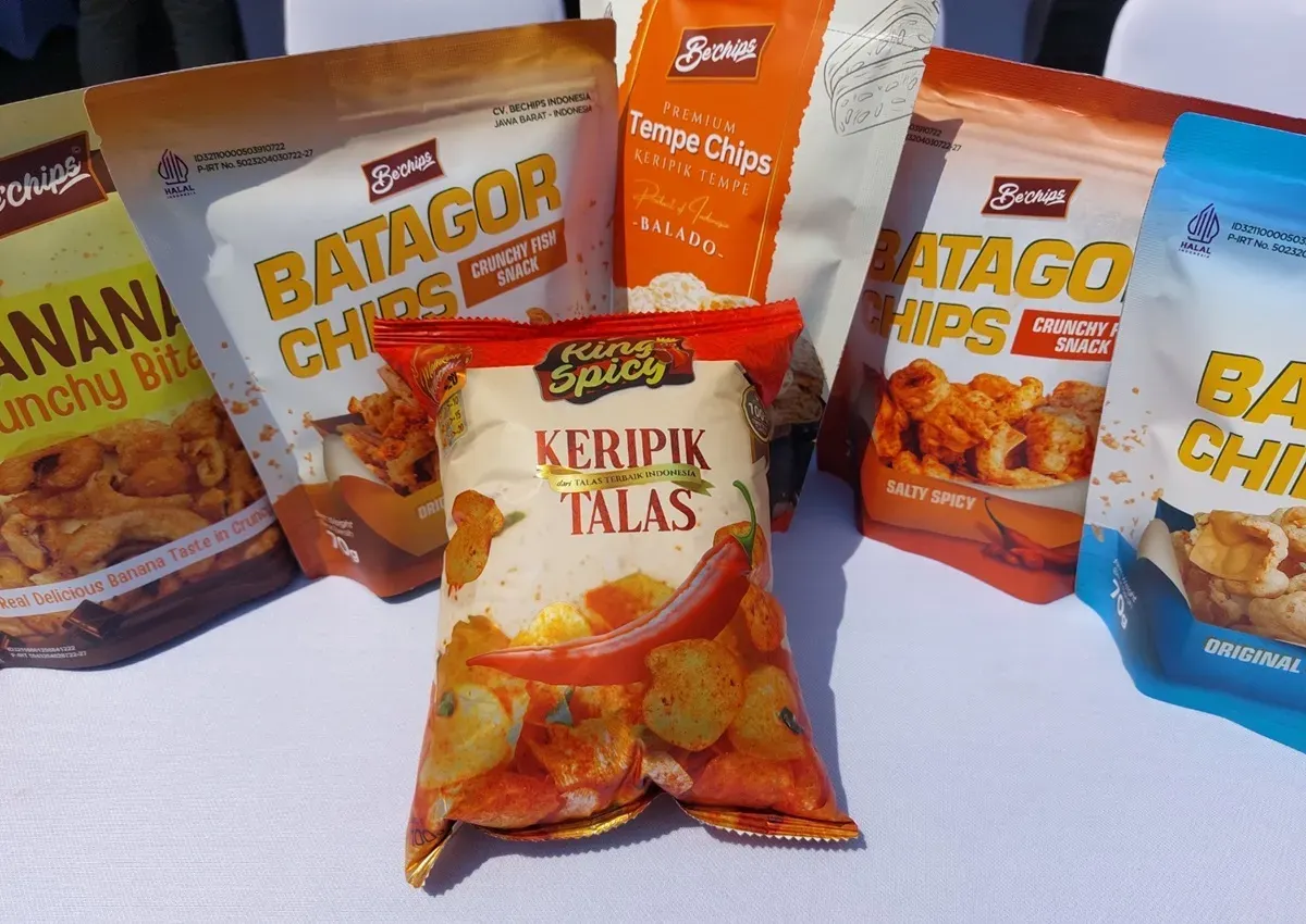 Produk UMKM asal Bandung, Bechips yang bersukses diekspor ke pasar Jepang. (Sumber: Ayobandung.id | Foto: Eneng Reni Nuraisyah Jamil)