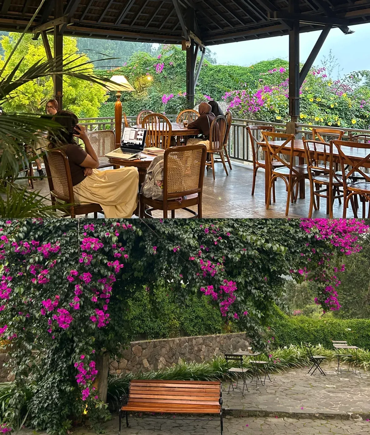 Salah satu suasana kafe di Kota Bandung (Sumber: Dokumen Pribadi | Foto: Haifa Rukanta)