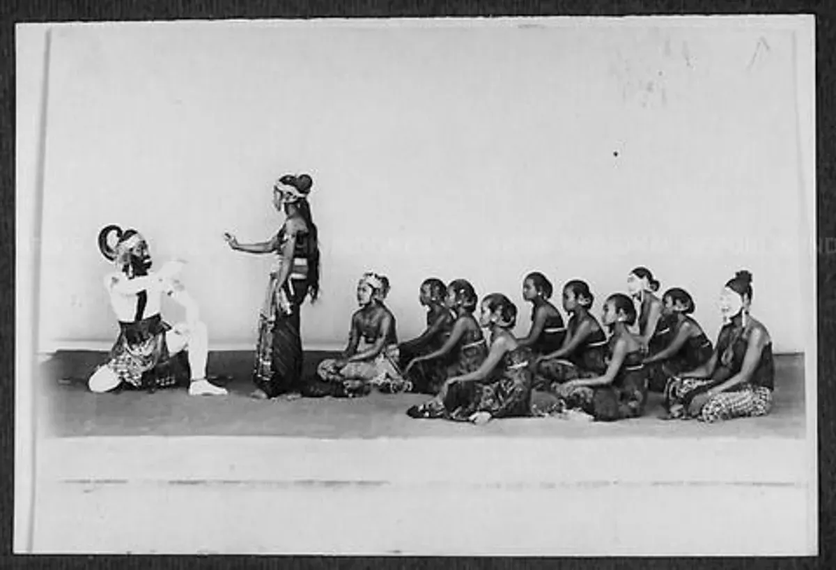 Wayang Wong Ramayana. (Sumber: Arsip Nasional Republik Indonesia)