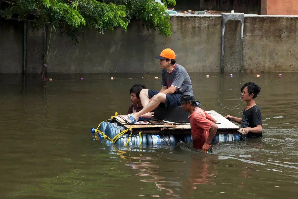 Banjir akibat hujan deras di Jakarta. (Sumber: Pexels | Foto: Jeffry Surianto)