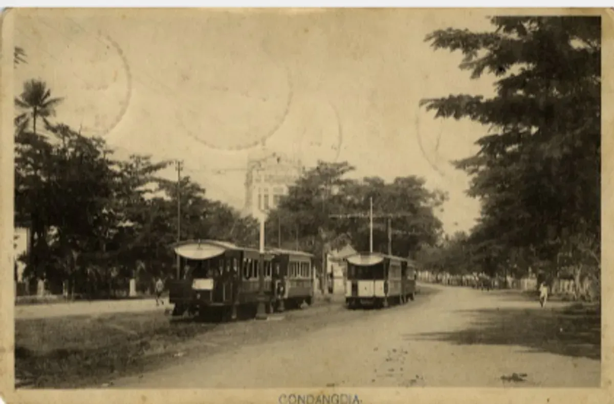 Tram Gondangdia di Batavia. (Sumber: KITLV)