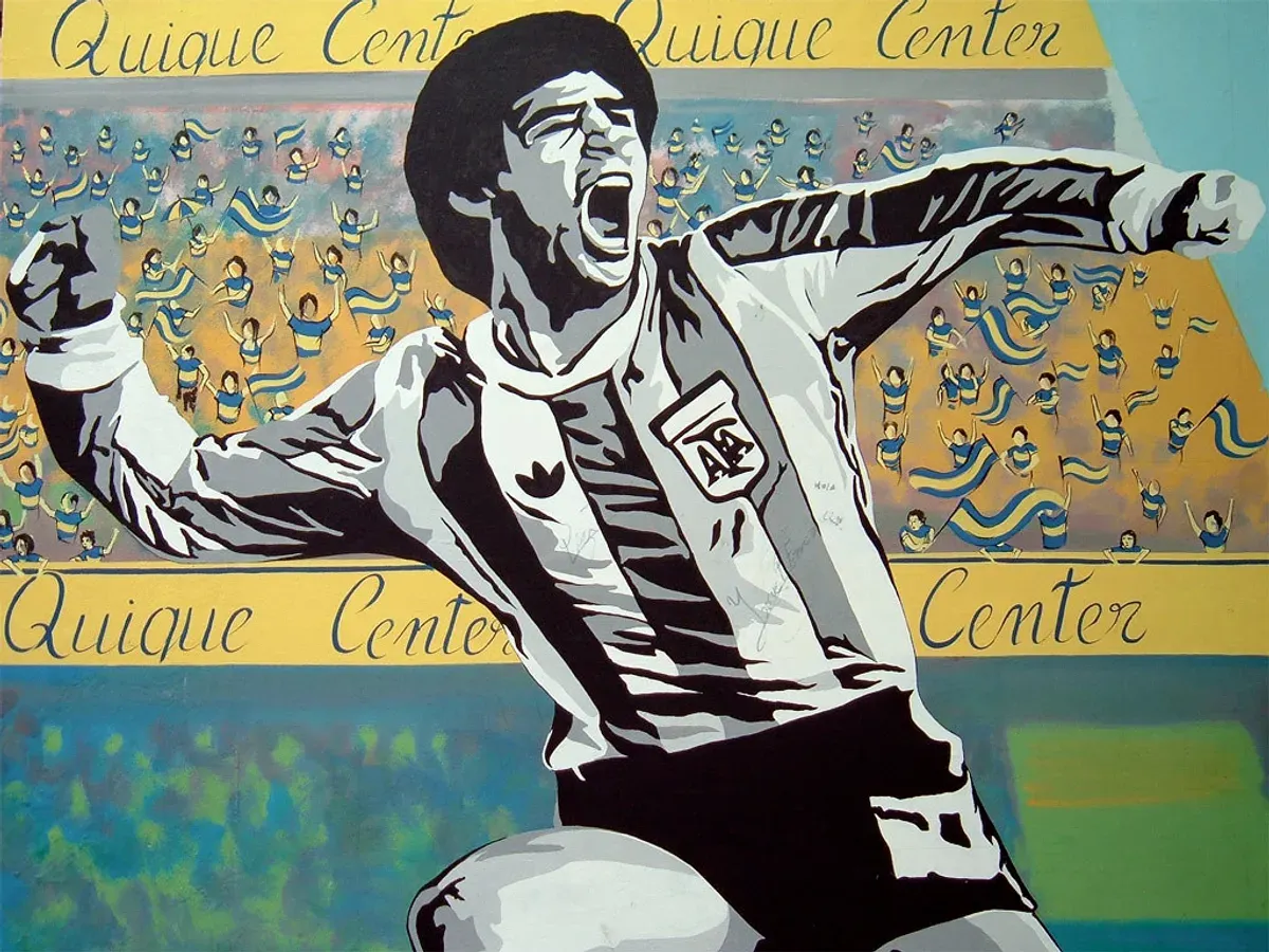 Ilustrasi Maradona. (Sumber: Flickr | Foto: Diego3336)