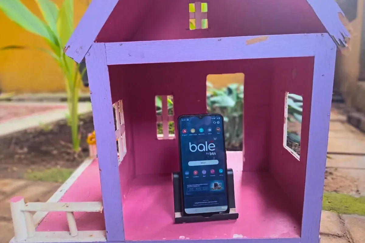 Aplikasi balé by BTN. (Sumber: Ayobandung.id | Foto: Aris Abdulsalam)