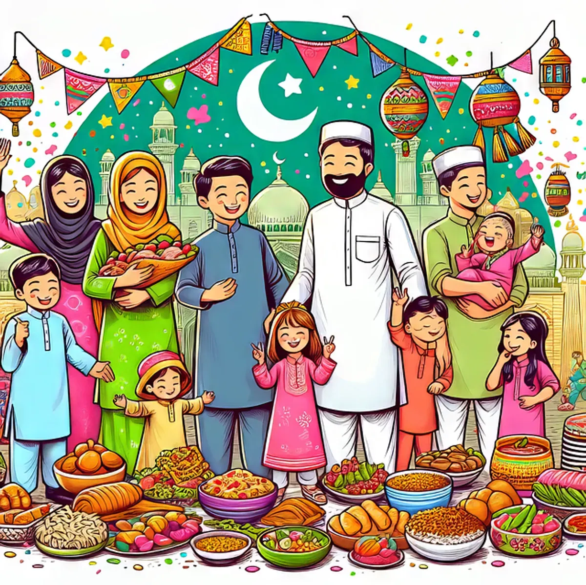 Ilustrasi suasana Idulfitri, Syawal dan Lebaran. (Sumber: Ozgar Jan dari Pixabay)