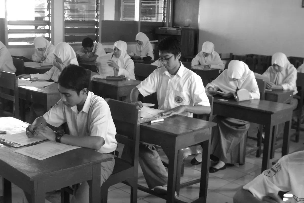 Ilustrasi siswa. (Sumber: Wikimedia Commons)