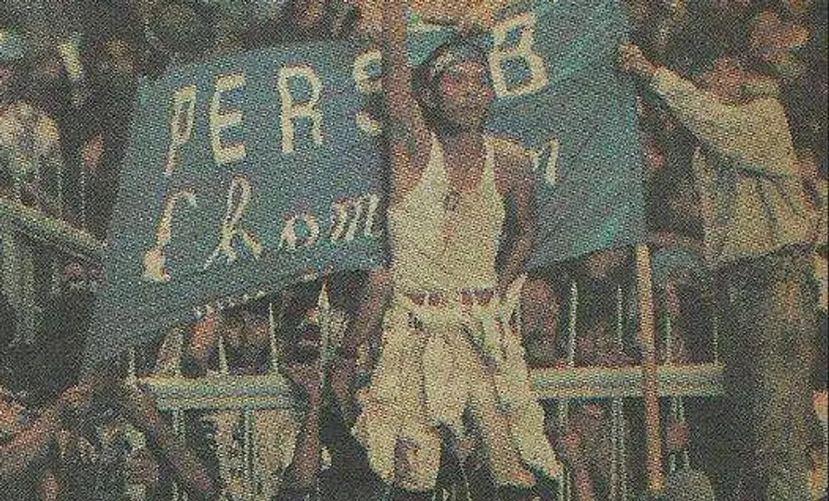 Bobotoh Persib tahun 1985-an. (Sumber: Wikimedia Commons | Foto: Princelg22)