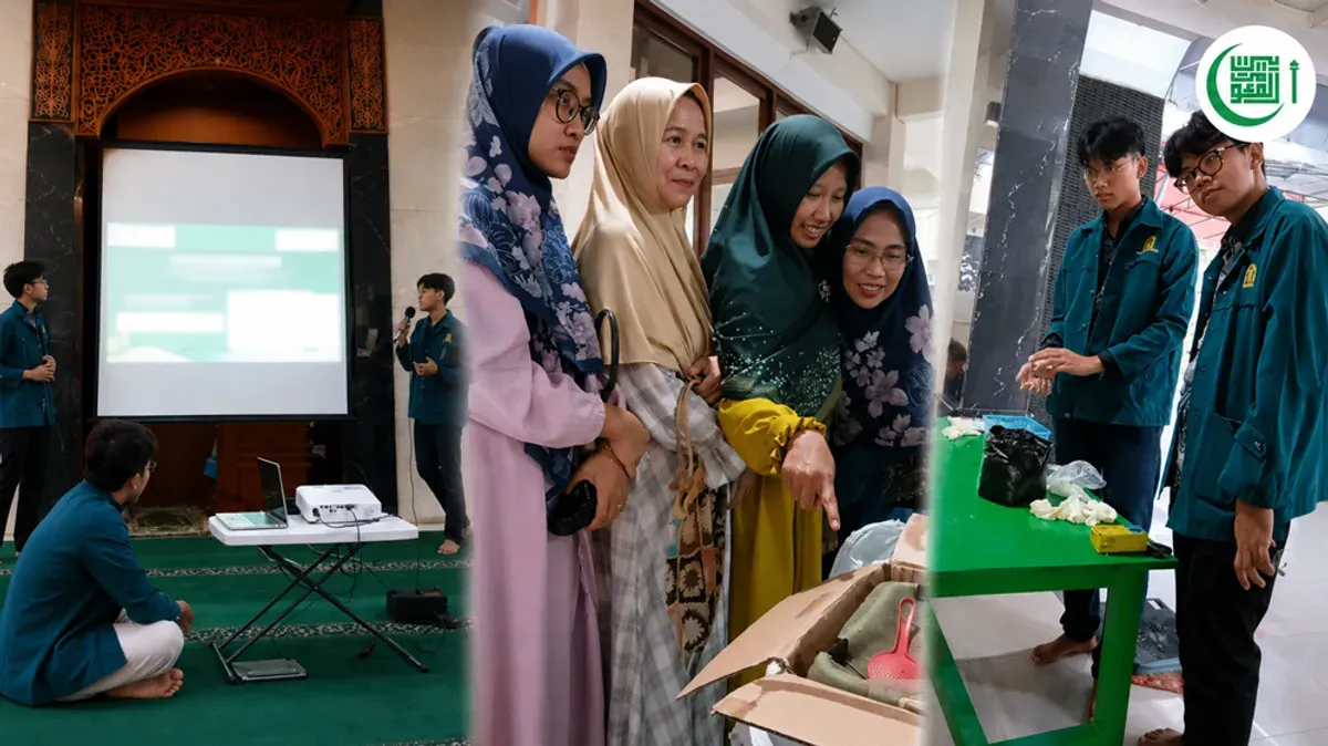Jamaah Masjid Baitul Mu'min Mengikuti Pelatihan Pengolahan sampah dengan Magot. (Sumber: Dokumentasi Penulis | Foto: Uwes Fatoni)
