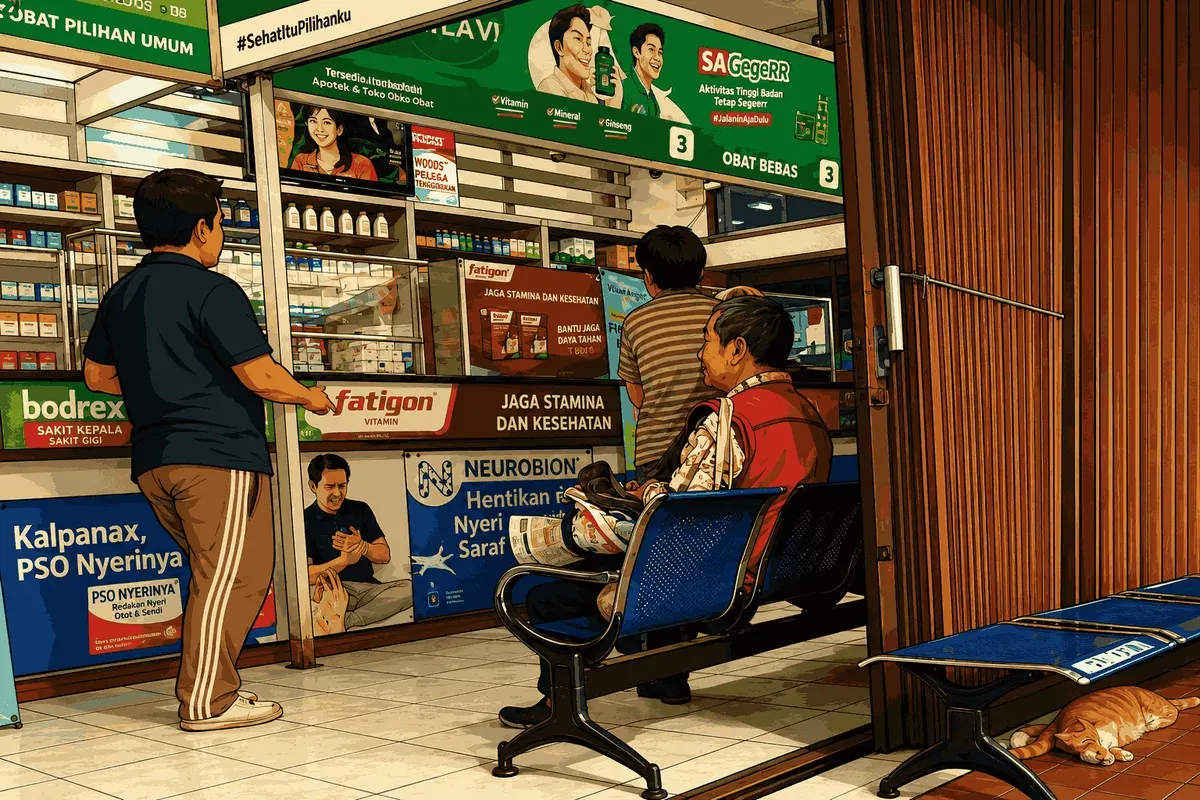 Koran sepertinya menolak hilang di telan sejarah. Bersama dengan mereka yang menyebarkan literasi lewat penjual koran. Begitu juga mereka bertahan hidup di Kota Metropolitan (Sumber: Generated AI dari foto asli | Foto: Dias Ashari)