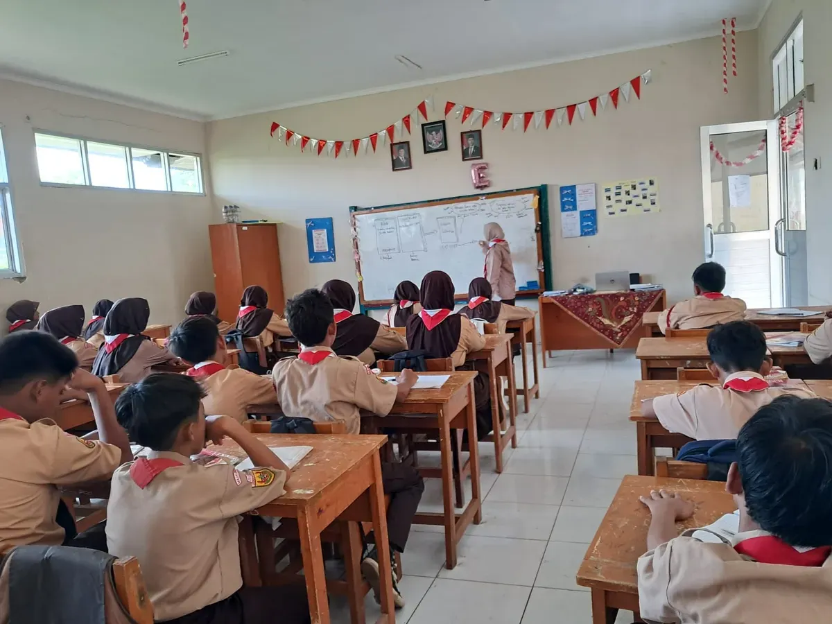 Kegiatan Belajar Mengajar di Sekolah (Sumber: Disya Dwi Nurhidayah Tahun 2025 | Foto: Disya Dwi Nurhidayah)