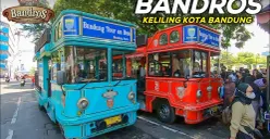 Cuma Rp216 Bisa Keliling Bandung! Merayakan Ulang Tahun Kota Kembang Naik Bandros dan TMB