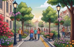 Trotoar yang bersih, aman, dan nyaman menjadikan kota ramah bagi pejalan kaki. (Sumber: Arsip pribadi | Foto: Arsip pribadi).