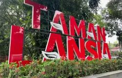 Taman Lansia menjadi titik fokus ditengah hijau kota Bandung. Citarum, Kota Bandung, Jumat 28 November 2025. (Sumber: Fadya Rahma Syifa | Foto: Fadya Rahma Syifa)
