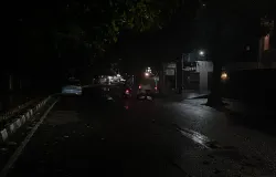 Kondisi pencahayaan di Jl. Banteng, Kota Bandung (03/12/2025). (Sumber: Dok. Pribadi | Foto: Althoriq Khalief)