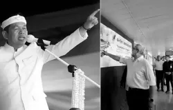 Banyak kebijakan Gubernur Jawa Barat Dedi Mulyadi yang berseberangan dengan Wali Kota dan Bupati Bandung. (Sumber: Pemprov Jabar dan Pemkot Bandung)