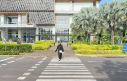 Aktivitas olahraga di kawasan Summarecon Bandung terlihat meningkat terutama pada akhir pekan. (Dokumentasi Penulis)