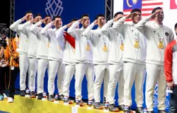 Alwi Farhan dkk. berhasil membungkam “kesombongan” Tim Malaysia dengan angka 3-0. (Sumber: Dok. PBSI)