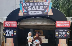 Warehouse Mizan Store Cinambo Bandung. (Foto: Nadia Ardiyanti)