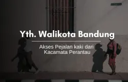 Akses pejalan kaki di Bandung (Sumber: Dokumentasi penulis)