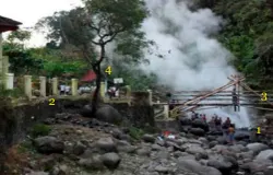 Geiser Cisolok, perlu penataan lingkungan yang sungguh-sungguh. (Sumber: Dokumentasi Penulis | Foto: T Bachtiar)