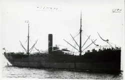 Kapal Tjimahi (Cimahi). (Sumber: Stichting Maritiem Historische Data)