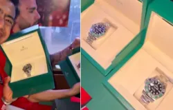 Hadiah jam tangan Rolex untuk pemain Timnas Indonesia dari Presiden Prabowo Subianto. (Sumber: Instagram Story/justinhubner5)